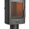 Poêle à bois INVICTA Mesnil anthracite, 8 kW