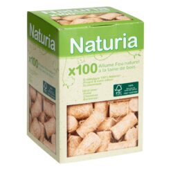 Boîte de 100 allume-feux 100 % naturels