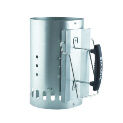 Cheminée d'allumage en acier NATERIAL – Diamètre 19 cm, capacité 1,5 kg – Démarrage rapide sans liquide