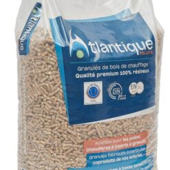 Granulés de bois ATLANTIQUE PELLETS 15 kg – Performance record & combustion propre