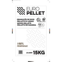 Sac de granulés de bois Europellet 15kg