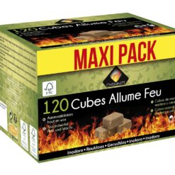 Pack de 120 cubes de bois 100% végétal