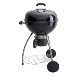 Barbecue charbon de bois 57 cm Phoenix beta III NATERIAL – Fumoir intégré, acier robuste, 6 à 10 convives