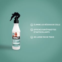 Nettoyant colle IMPACT spray 200 ml – Efficace sur verre et vaisselle