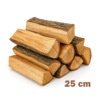 Bois de chauffage Demi-Sec - Bûche de 25 cm