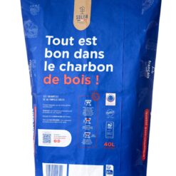 Charbon de bois qualité supérieure SOLER 40 litres