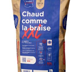 Charbon de bois gastronomique haute qualité SOLER 50 litres – Très gros morceaux, fabrication française label OFG