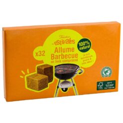 Allume-feu solide 32 pièces – Certifié FSC, longue combustion – Garantie 10 ans