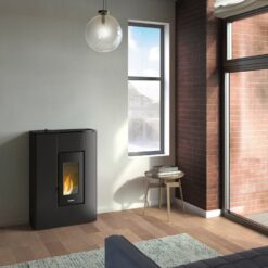 Poêle à granulés FREEPOINT Atrium 5 airtight 5.2 kW – Ultra-compact & étanche – A+