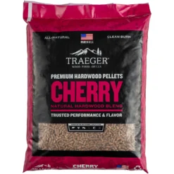 pellet-pour-barbecue-cherry-traeger-sac-de-9kg~0634868936630_01i_FR_Pellets de cerisier Traeger 9 kg – Fumée sucrée & fruitée – Qualité américaine